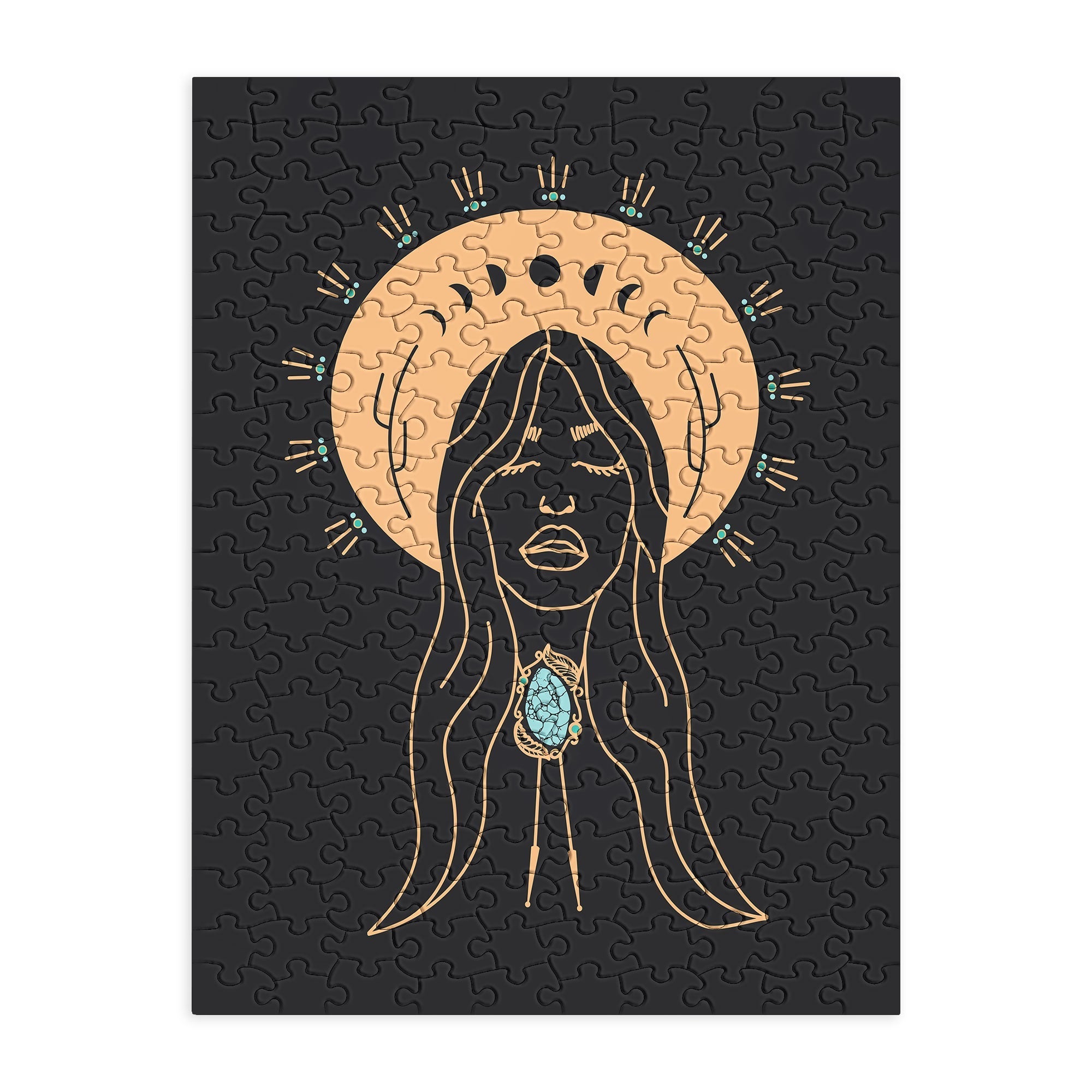 Desert Angel in Peach Grey Jigsaw Puzzle (DS) DD