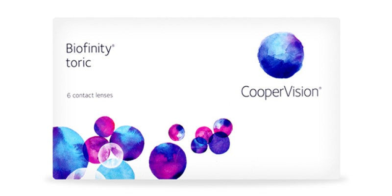 Biofinity Toric 6 Pack - $65/box