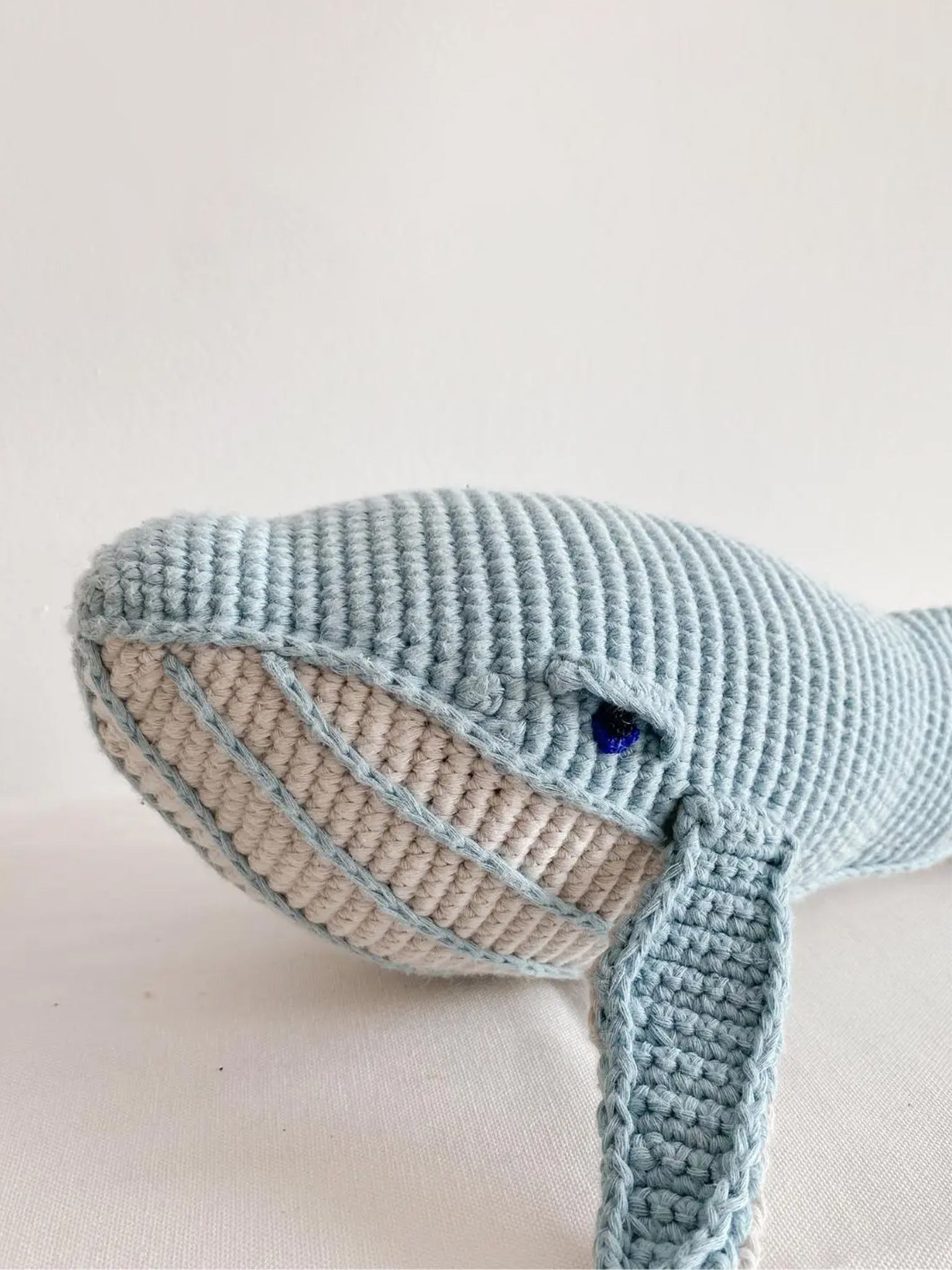Organic Stuffed Whale Toy